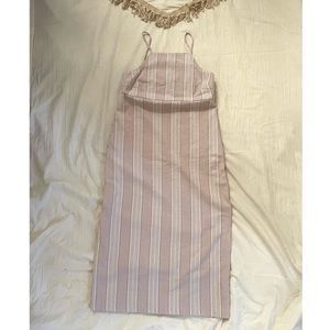 Urban Outfitters striped midi dress